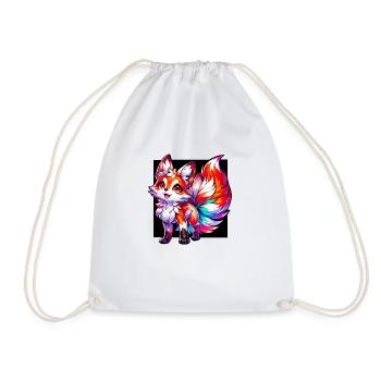 Douce petite renarde - Sac de sport léger - blanc - Devant