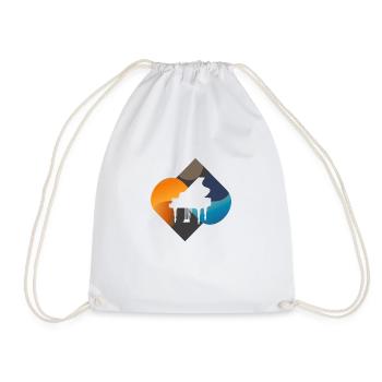 Piano Music School Orchestra - Drawstring Bag - white - Front