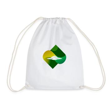 Spaceship Scifi - Drawstring Bag - white - Front