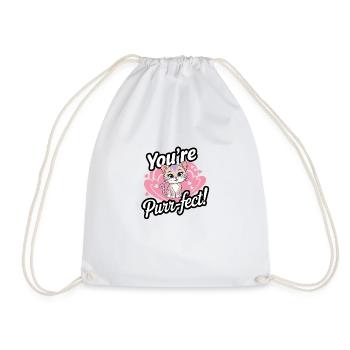 Vous ronronnez ! - Sac de sport léger - blanc - Devant