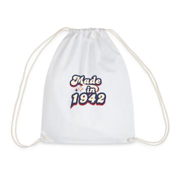 Made in 1942 retro - Sac de sport léger - blanc - Devant
