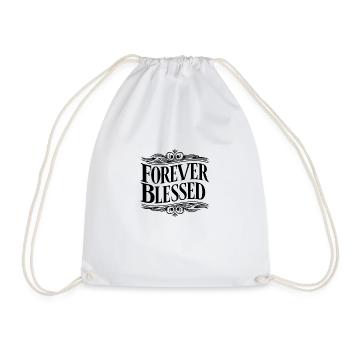 Eternally - Drawstring Bag - white - Front