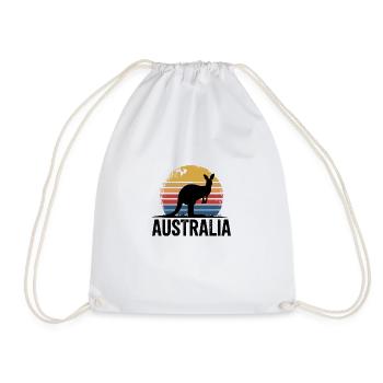 Australie - Sac de sport léger - blanc - Devant