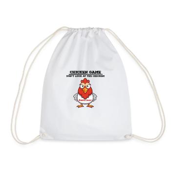 Jeu de poulet - Sac de sport léger - blanc - Devant