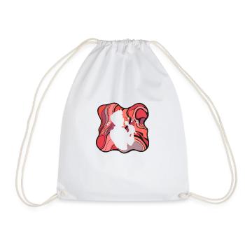 Singing, Singing, Jazz - Drawstring Bag - white - Front