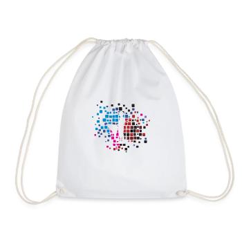 Fishing Fishing with friends Carp fishing - Drawstring Bag - white - Front