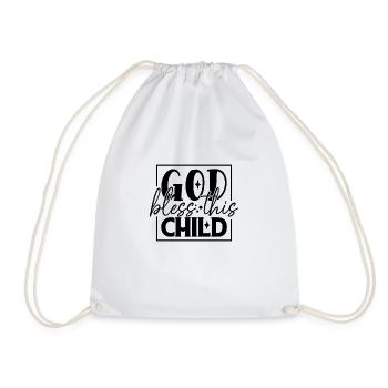 God Bless This Child - Turnbeutel - Weiß - Vorne