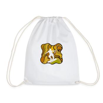 Wakeboarding Wakeboarding - Drawstring Bag - white - Front