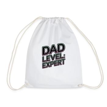 Niveau de papa : Expert - Sac de sport léger - blanc - Devant