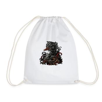 Art du bébé canard - Sac de sport léger - blanc - Devant
