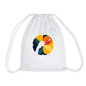Darts Steel Darts - Drawstring Bag - white - Front
