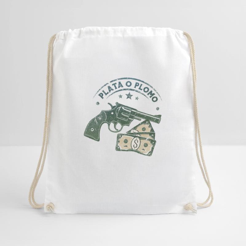 Plata o Plomo (Silber oder Blei) Turnbeutel