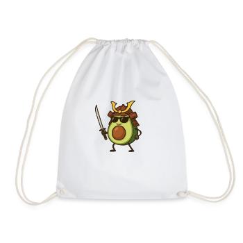 avocado samurai - Turnbeutel - Weiß - Vorne