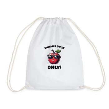 pomme fraîche - Sac de sport léger - blanc - Devant