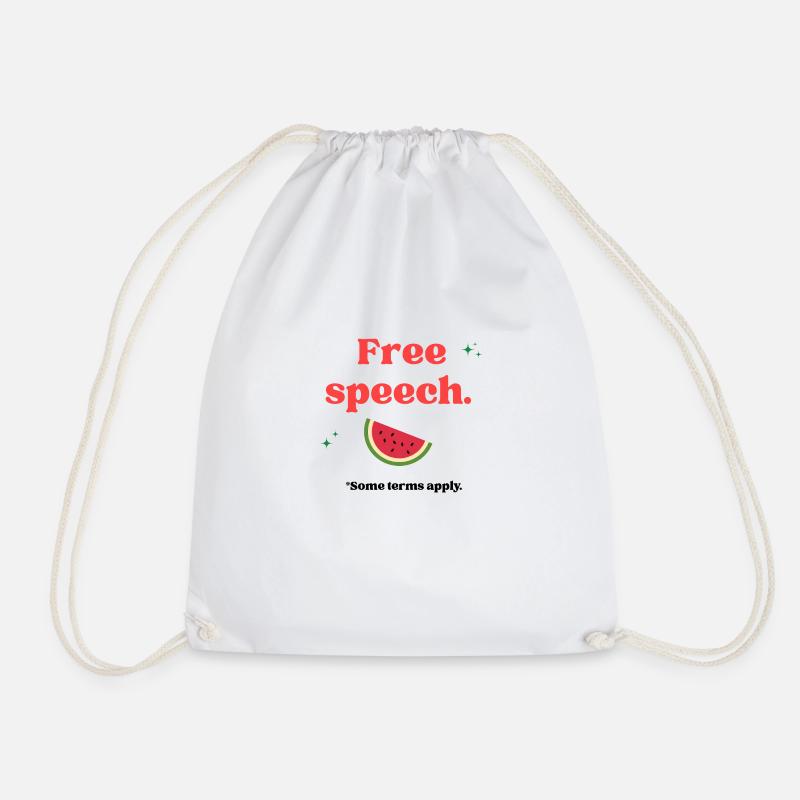 Free Speech - Turnbeutel - Weiß