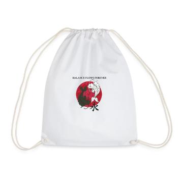 Koi Balance - Drawstring Bag - white - Front