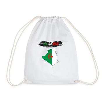 Country Algeria - Drawstring Bag - white - Front