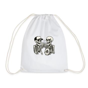 Bembel Buddies - Drawstring Bag - white - Front