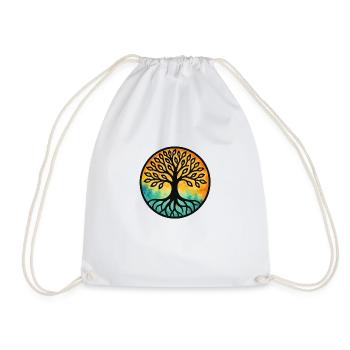 Arbre de vie - Sac de sport léger - blanc - Devant