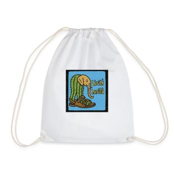 Lirili Larila Elephant - Italian Brainrot - Drawstring Bag - white - Front