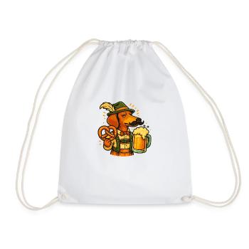 Teckel - Sac de sport léger - blanc - Devant