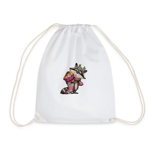 Weihnachtswaschbaer - Drawstring Bag