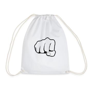 Fist - Turnbeutel - Weiß - Vorne