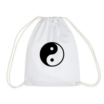 Yin Yang - Turnbeutel - Weiß - Vorne