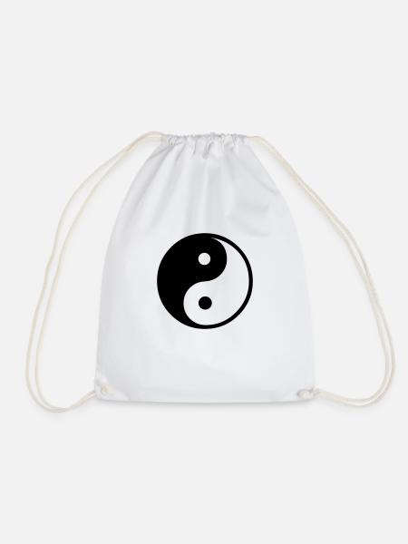 Yin Yang - Turnbeutel - Weiß