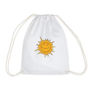 Smiley Sun - Sac de sport léger - blanc - Devant