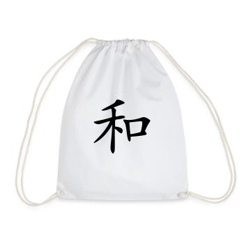 harmony - Drawstring Bag - white - Front