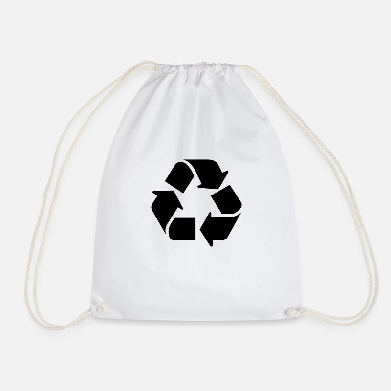 Recycle - Turnbeutel - Weiß