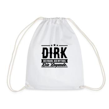 Man Myth Legend Dirk - Sac de sport léger - blanc - Devant