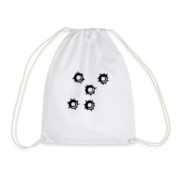 impact balle - Sac de sport léger - blanc - Devant