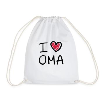I Love GrandMa - Sac de sport léger - blanc - Devant