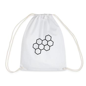 honigwabe___f1 - Sac de sport léger - blanc - Devant