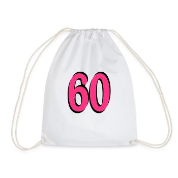 60 Anniversaire - Sac de sport léger - blanc - Devant