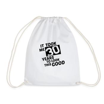 it_took_me_30_years_to_look_this_good_2_ - Sac de sport léger - blanc - Devant