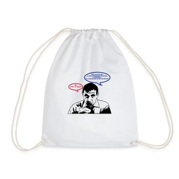 si y'en a aussi lino ventura - Sac de sport léger - blanc - Devant