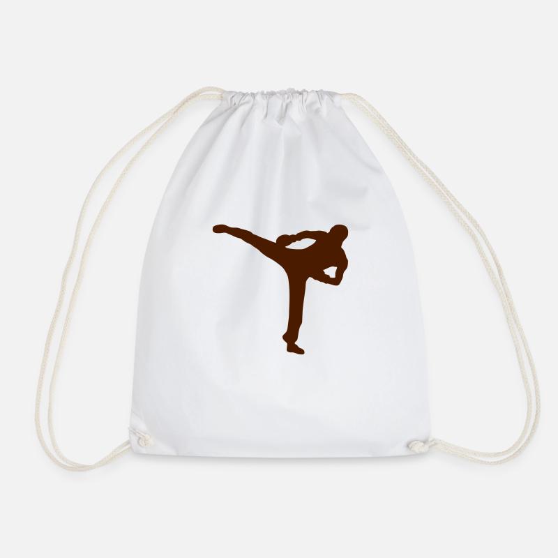 boxe francaise savate - Sac de sport léger - blanc