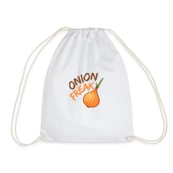 Onion Freak - cadeau design Oignon - Sac de sport léger - blanc - Devant