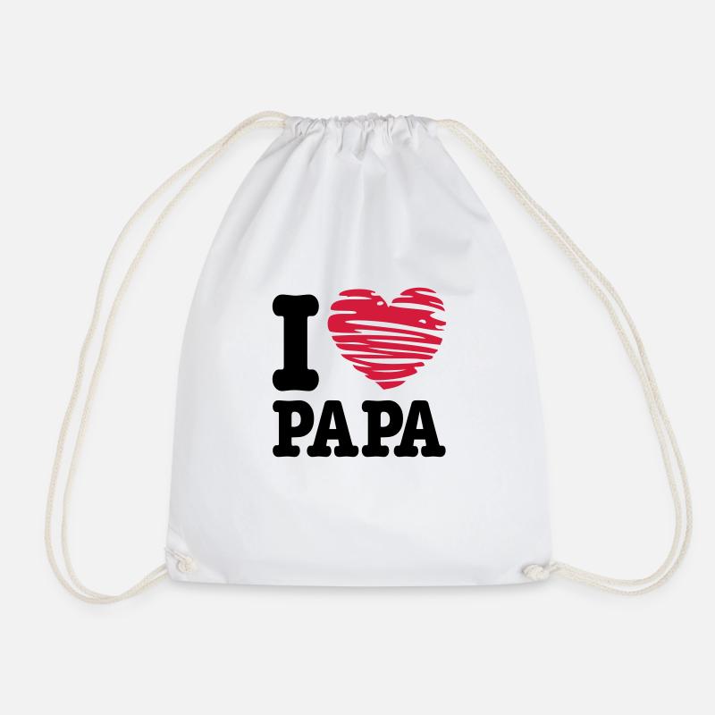 papa - Turnbeutel - Weiß