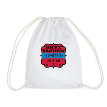 Best brother limited edition - Turnbeutel - Weiß - Vorne