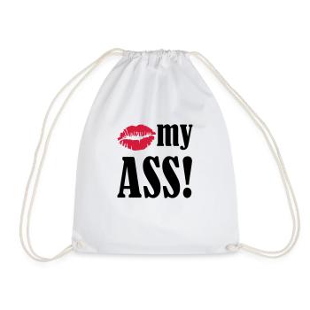 kiss_my_ass_01 - Turnbeutel - Weiß - Vorne