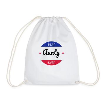 Oncle / Tante / Cousin / Cousine - Sac de sport léger - blanc - Devant