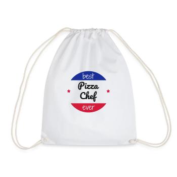 pizza / pizzaiolo / chef / italie / pizzaiola - Sac de sport léger - blanc - Devant