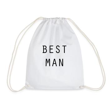 MEILLEUR HOMME Mariage Mariage - Sac de sport léger - blanc - Devant