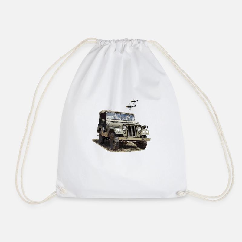 Willys - Drawstring Bag - white