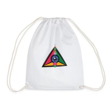 Le troisième œil, l'œil qui voit tout. - Sac de sport léger - blanc - Devant