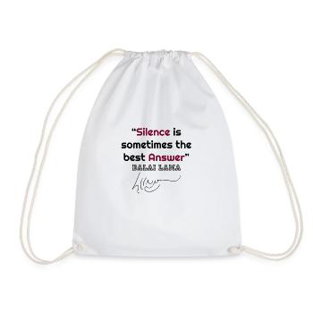 Dalai Lama, Citations de Dalai Lama, citations célèbres, cool - Sac de sport léger - blanc - Devant